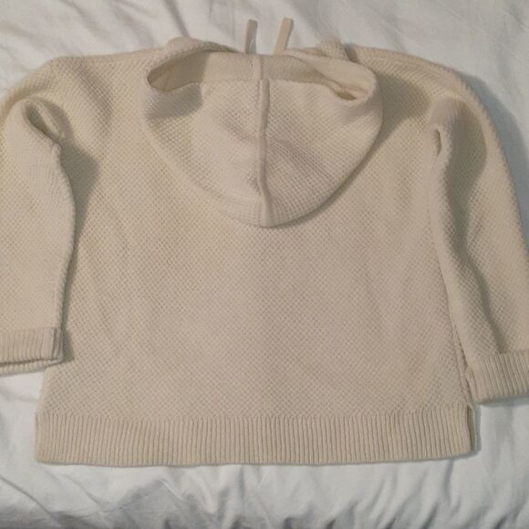 Madewell Lace‎ Up Hoodie Merino Wool Sweater XXS - Picture 8 of 9